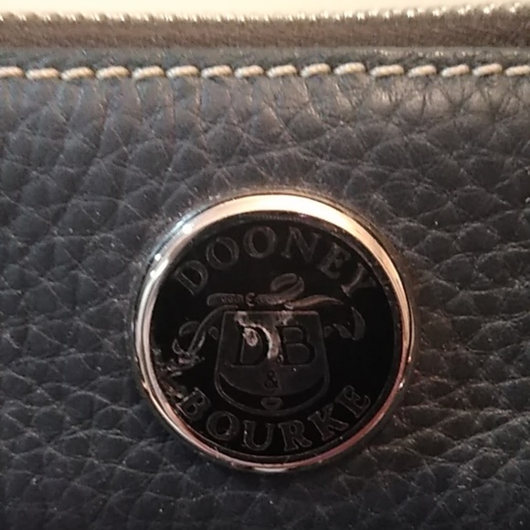 Dooney and Bourke Navy Blue Purse - Picture 2 of 8